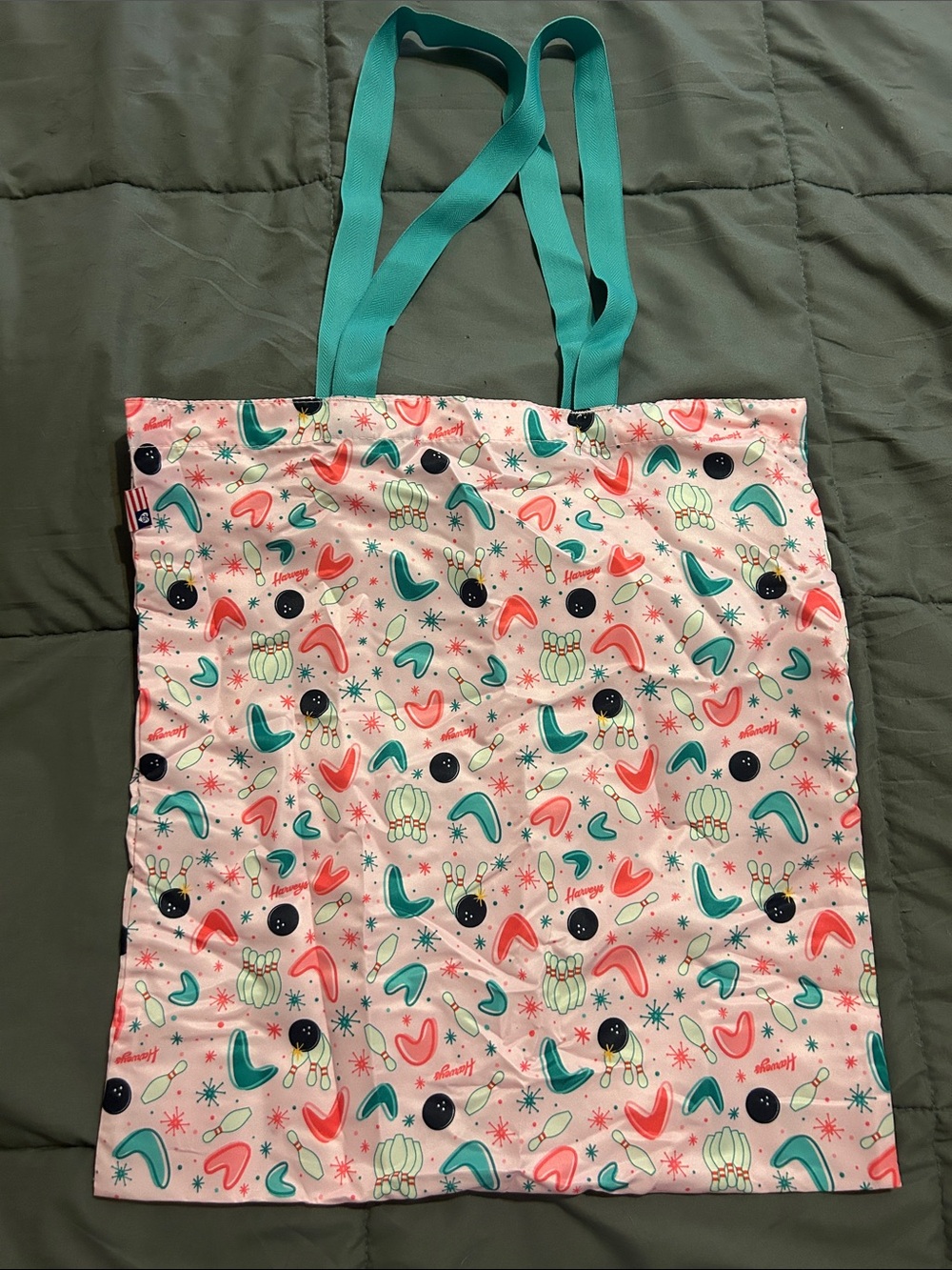 Harveys Pink Bowling Shopper Tote